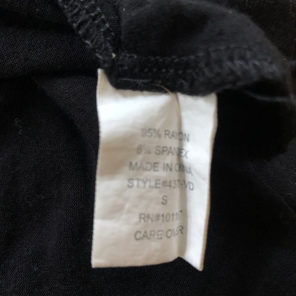 Cha Cha Vente Black Lightweight Long Sleeve Tiered Cardigan Small - Picture 7 of 8